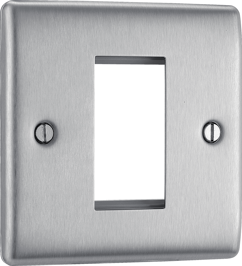 BG Electrical Euro Module - 1 module - square