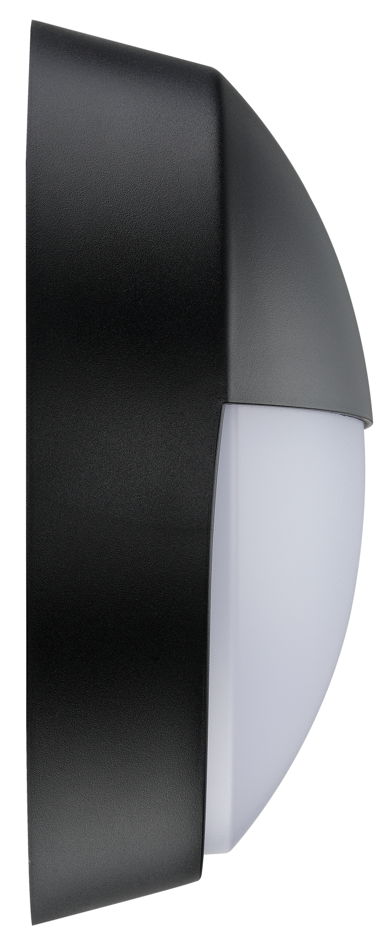 Luceco Ext Residential - Exterior residential bulkhead eyelid 400lumens with white or black bezel