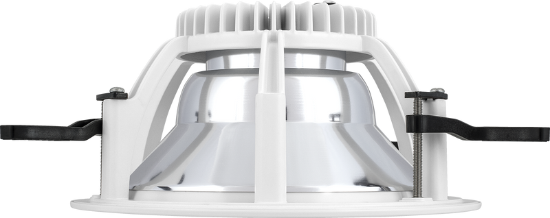 Luceco Platinum - Platinum Gloss D-light 228mm Power Change High Output 2500lm 19w (3300lm 26w Optional) 4000k Cri >80 Fixed Output