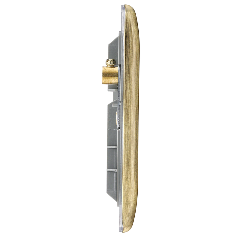 BG Electrical Euro Module - 4 module - rectangular