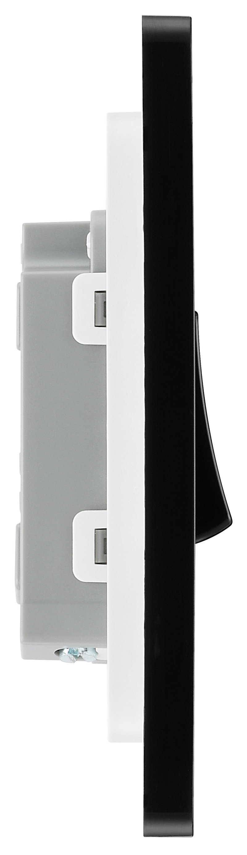 BG Electrical Evolve Satin Brass - Single, 2 way switch