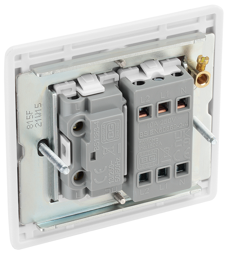 BG Electrical 800 Series - 3 pole fan isolator, fused