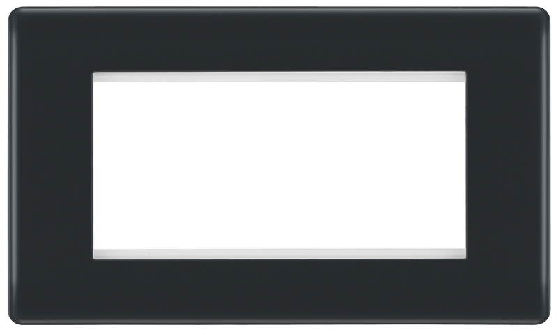 BG Electrical Euro Module - 4 module - rectangular