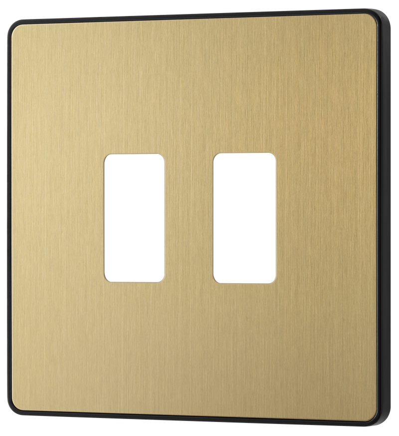 BG Electrical Grid - 2 module, square