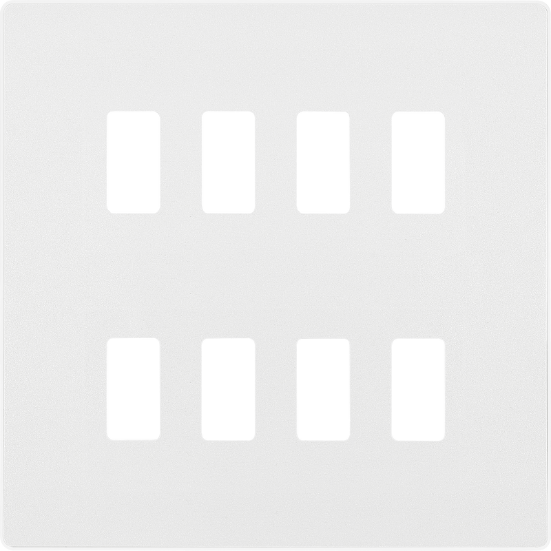 BG Electrical Grid - 8 module, square
