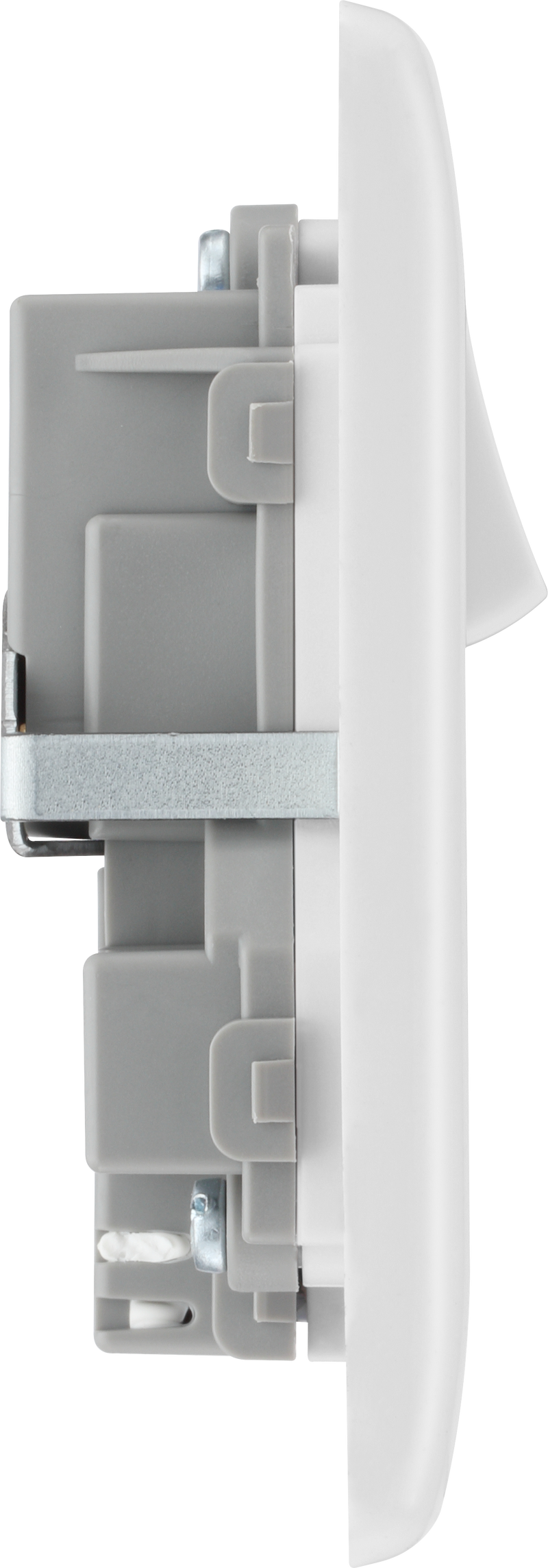 BG Electrical 800 Series - Double switched single pole, with USB A + C (12W)