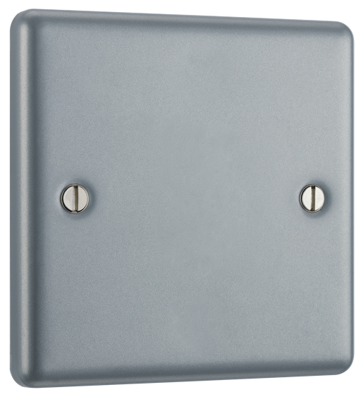 BG Electrical Metal Clad - Single, blank plate
