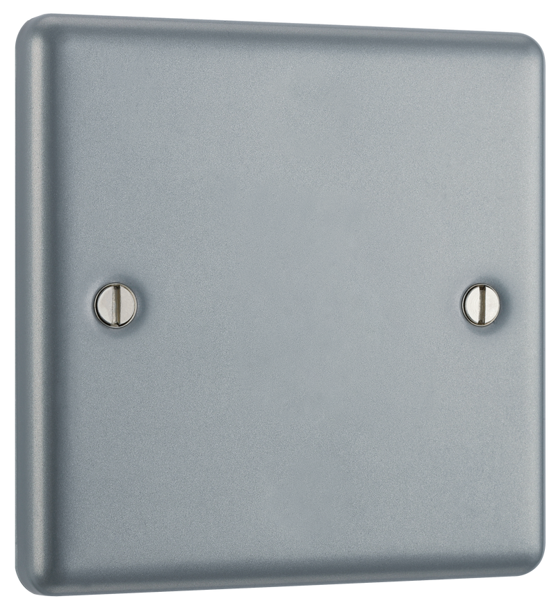 BG Electrical Metal Clad - Single, blank plate