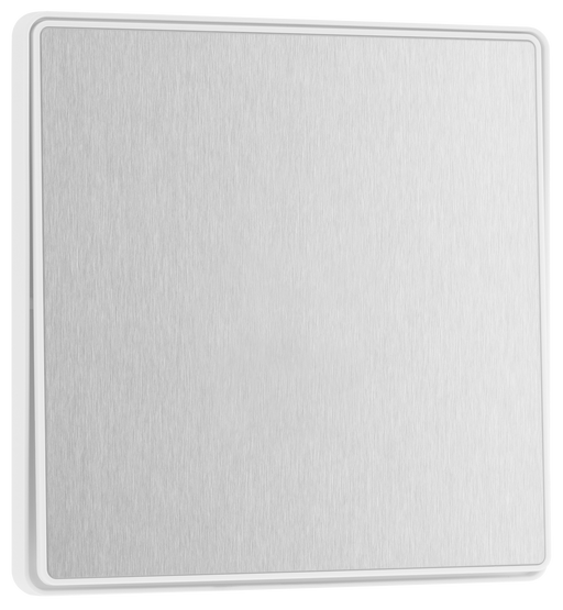 BG Electrical Evolve Brushed Steel - Single, 2 way switch, edge rocker