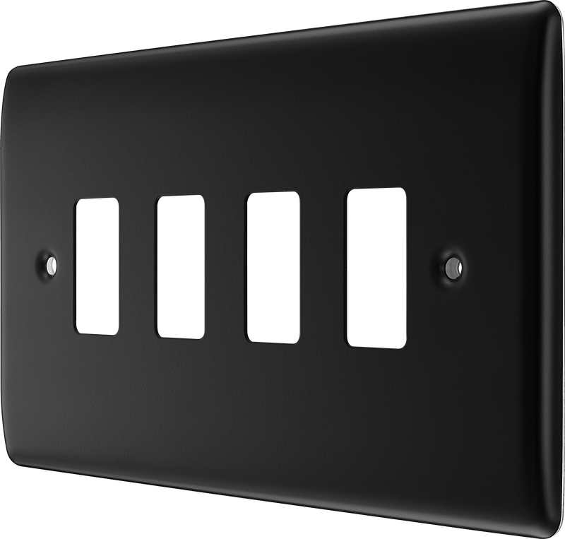 BG Electrical Grid - 4 module, rectangular