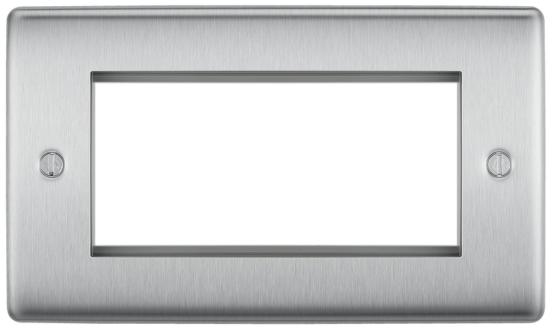 BG Electrical Euro Module - 4 module - rectangular