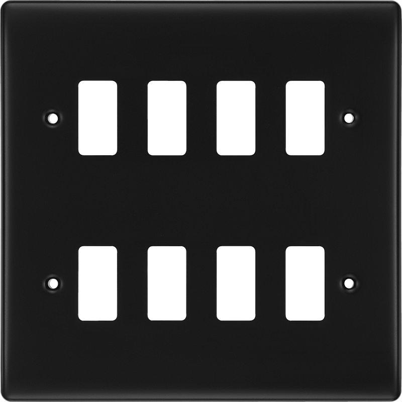 BG Electrical Grid - 8 module, square