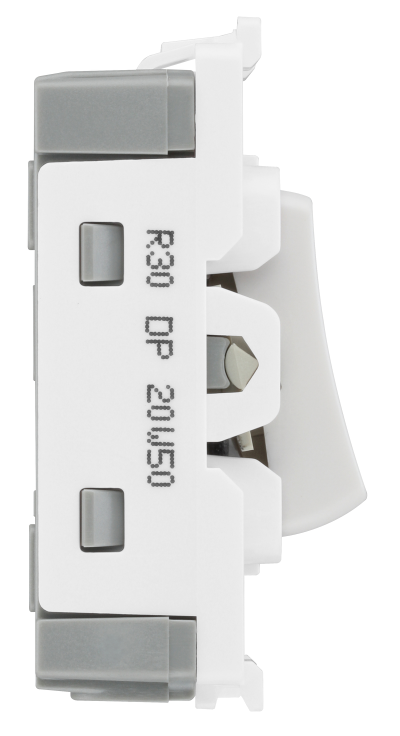 BG Electrical Grid - 2 module, square
