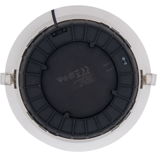 Luceco Carbon Ultra Downlight 21W 2650Lumens IP54 rated 200mm cut-out