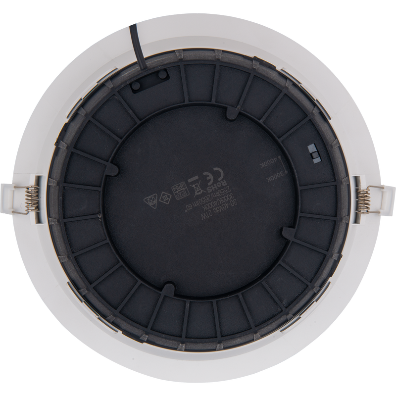 Luceco Carbon Ultra - Carbon Ultra Downlight 21W 2650Lumens IP54 rated 200mm cut-out