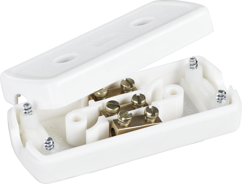 BG Electrical Contractor - Flex Connector, 13A, 3 Terminal, Solid Brass Through Terminals