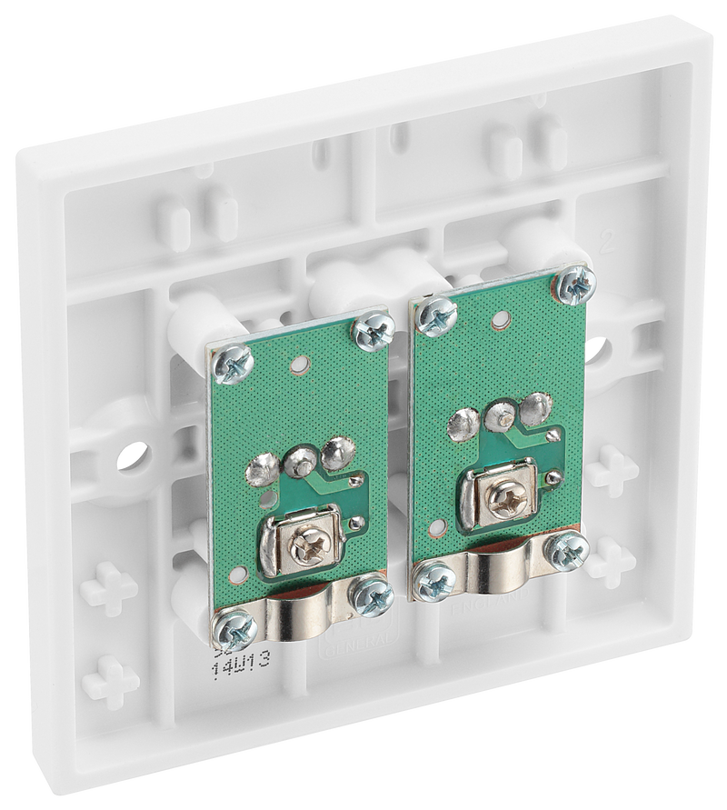 BG Electrical 900 Series - Double, isolated, co-axial