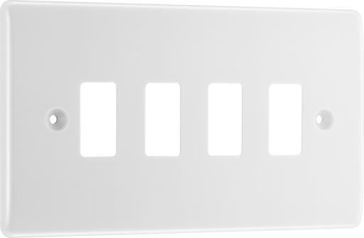 BG Electrical Grid - 4 module, rectangular