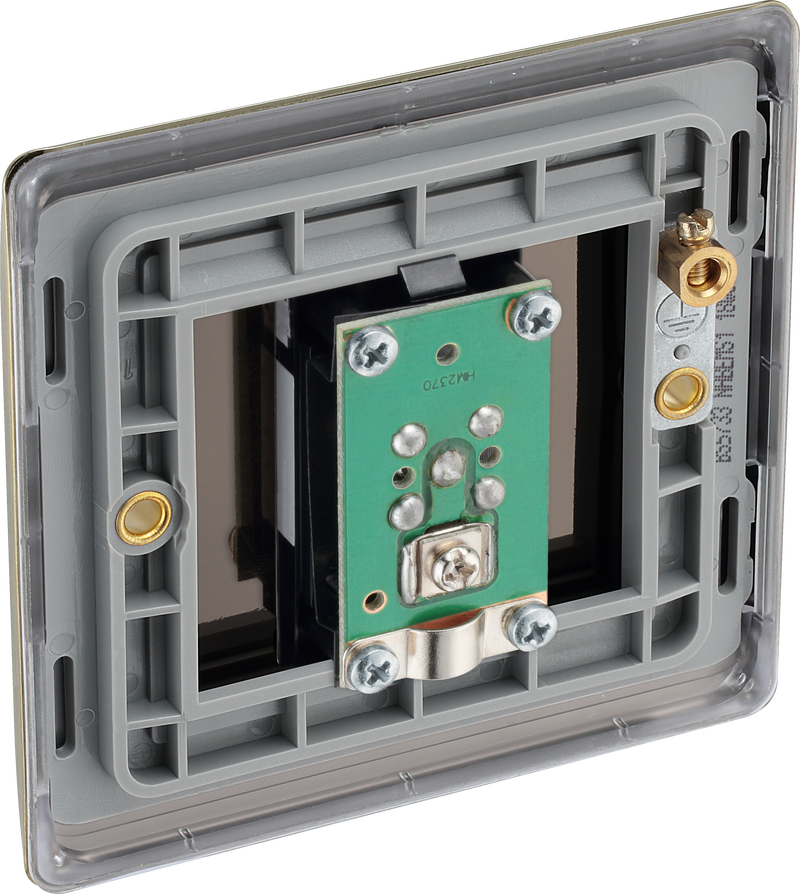 BG Electrical Nexus Metal Antique Brass - Single satellite