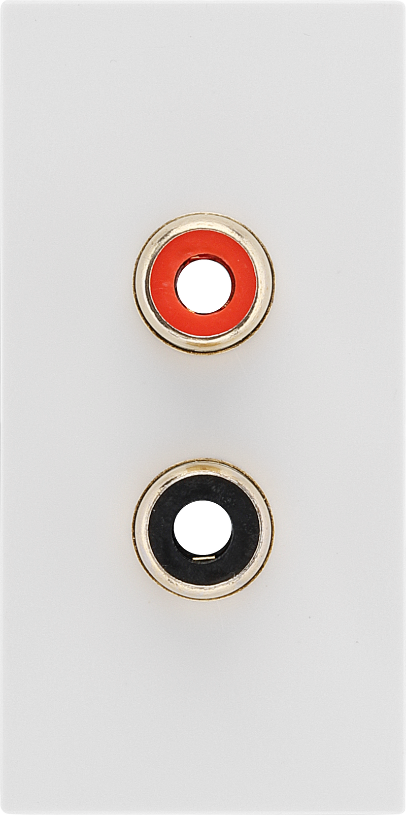 BG Electrical Euro Module - RCA x 2 outlet