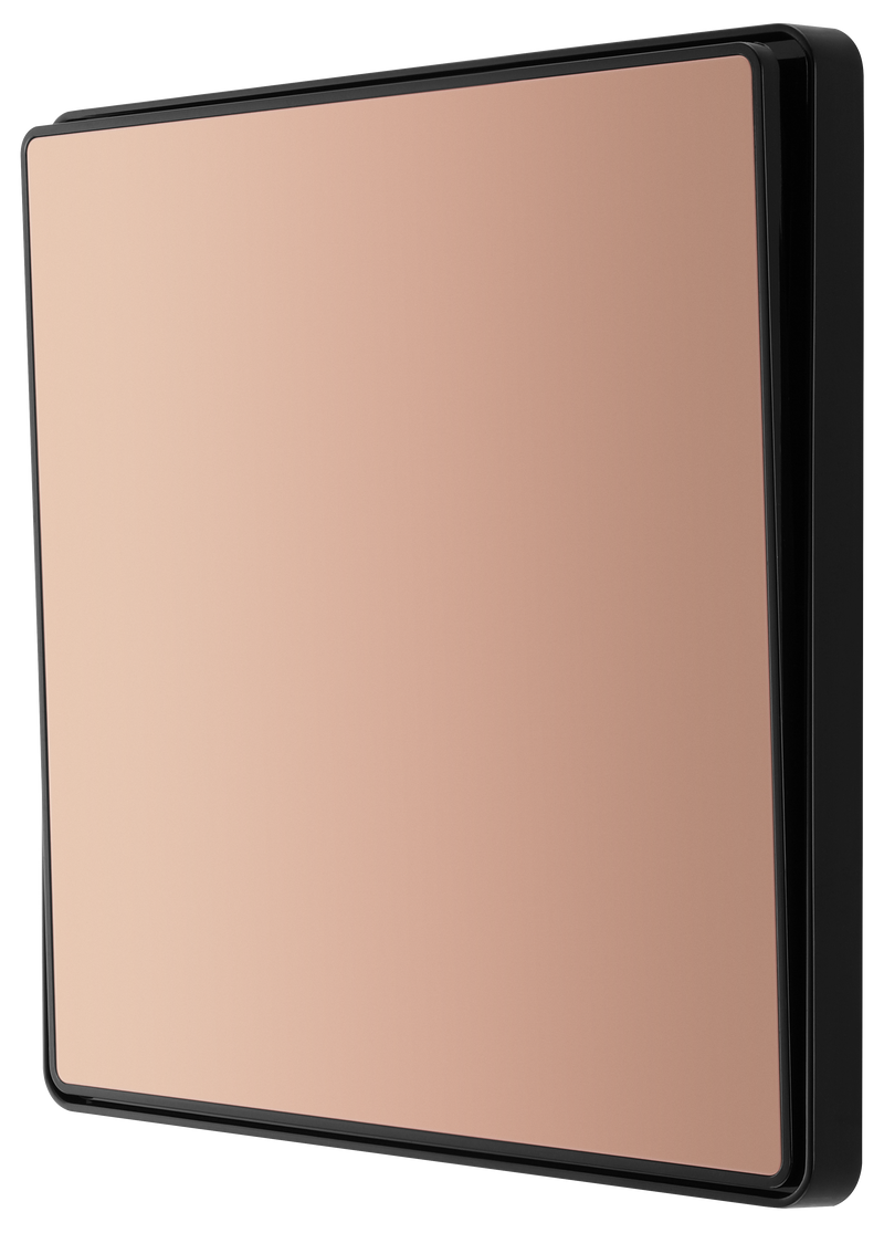 BG Electrical Evolve Polished Copper - Single, 2 way switch, edge rocker