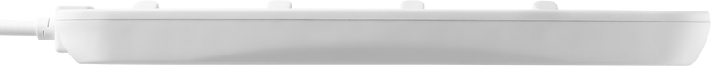 Masterplug Switched - 4 Sockets, 2m, 13A, White