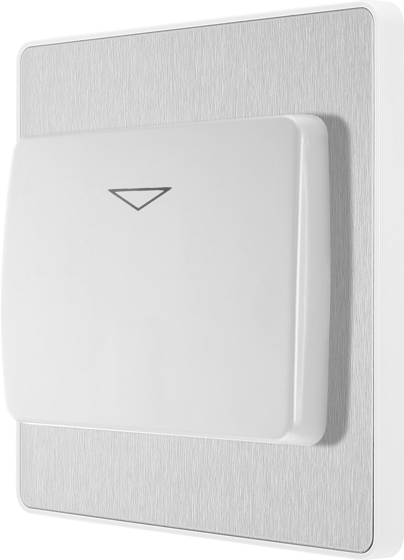 BG Electrical Evolve Brushed Steel - Hotel key card switch