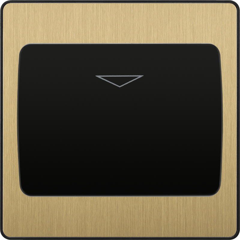BG Electrical Evolve Satin Brass - Hotel key card switch
