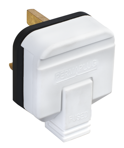 Masterplug Basic - 13A, White