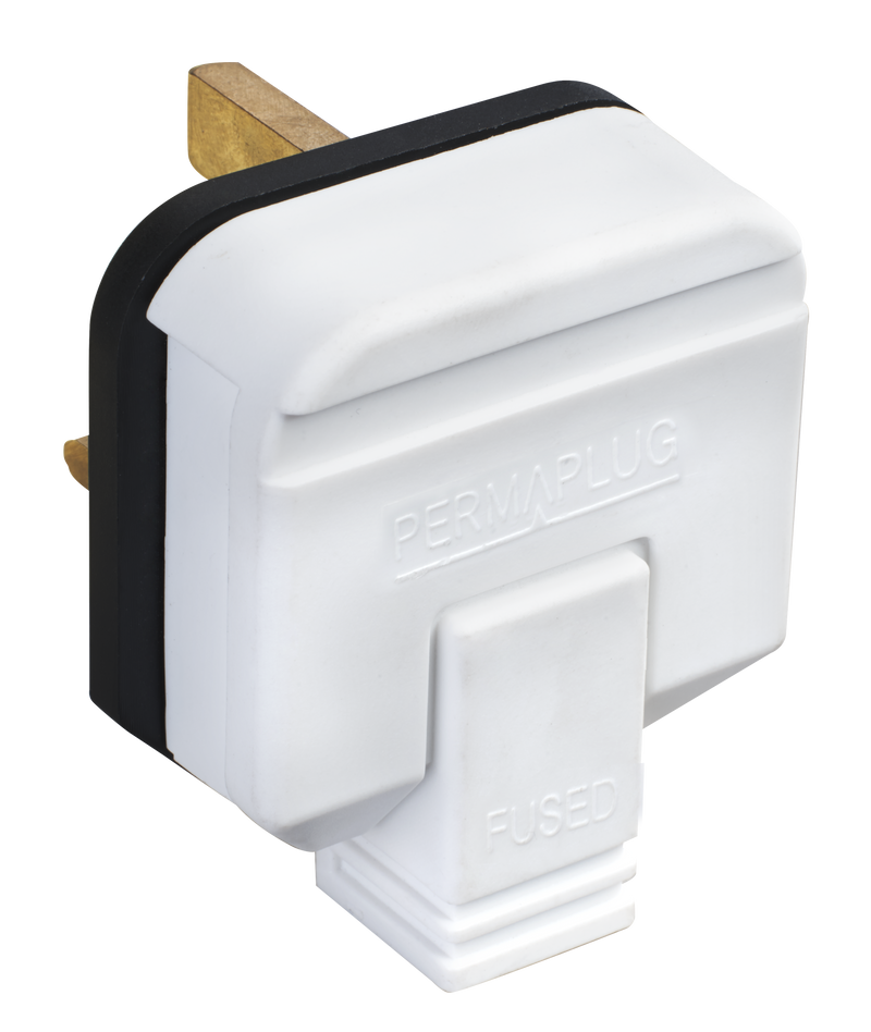 Masterplug Basic - 13A, White