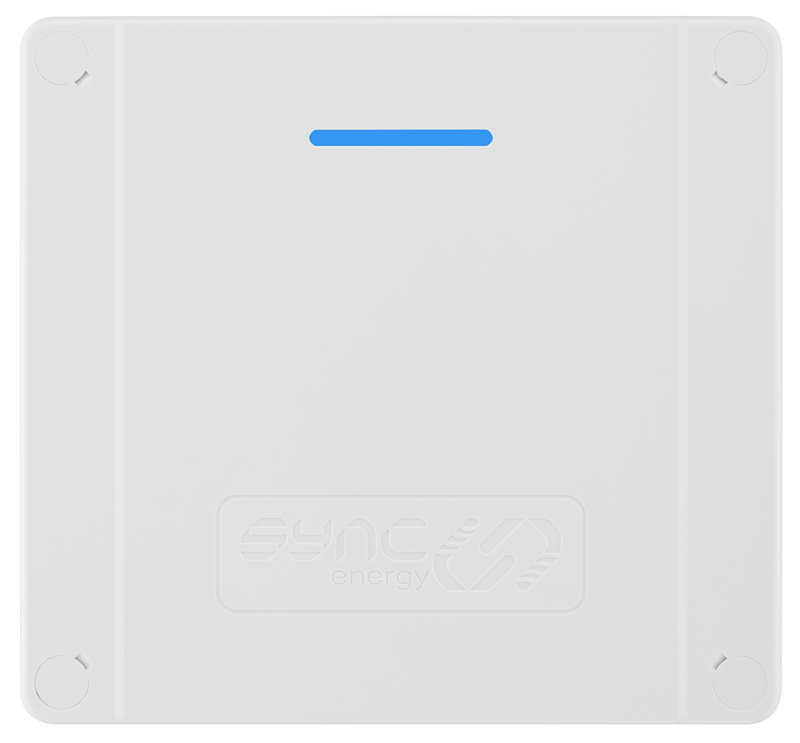 Sync Energy Link EV - Link Charger Surface and Recessed 7.4kw Silver With Plastic Control Box and WI-FI + 4G Connection