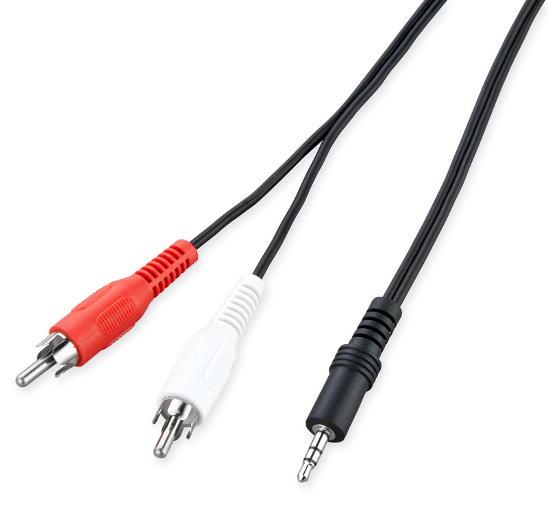 Ross Cable Accessories - Mini jack 35mm to stereo RCA cable (1.5m, black)