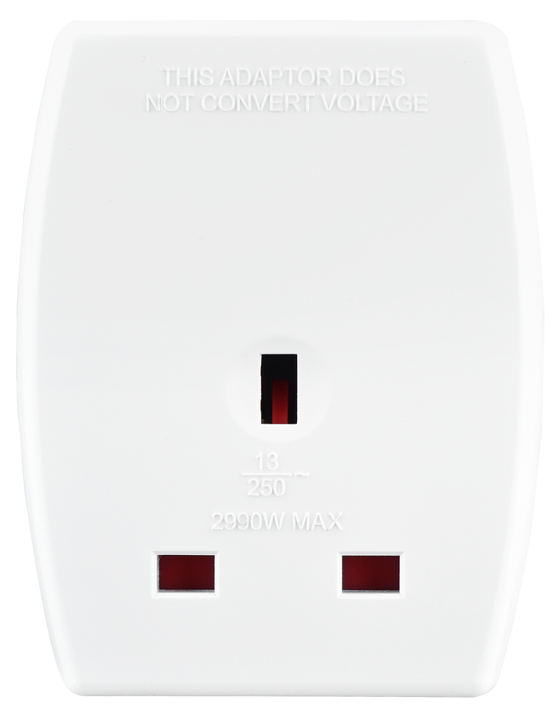 Masterplug Travel - 2 x USB A, White