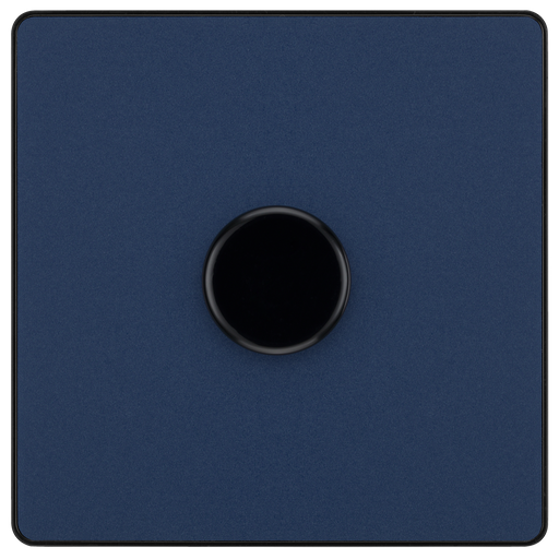 BG Electrical Evolve Matt Blue - Single, 2 way push 200W