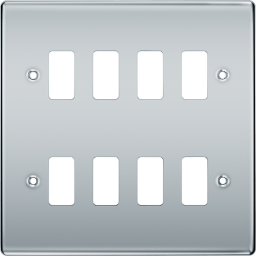 BG Electrical Grid - 8 module, square