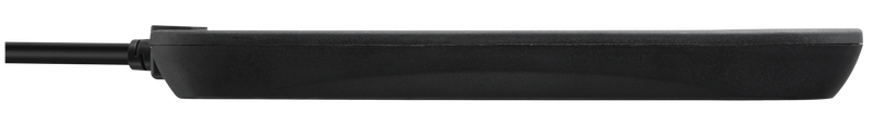 Masterplug Surge - 4 Sockets, 2m, 13A, Black