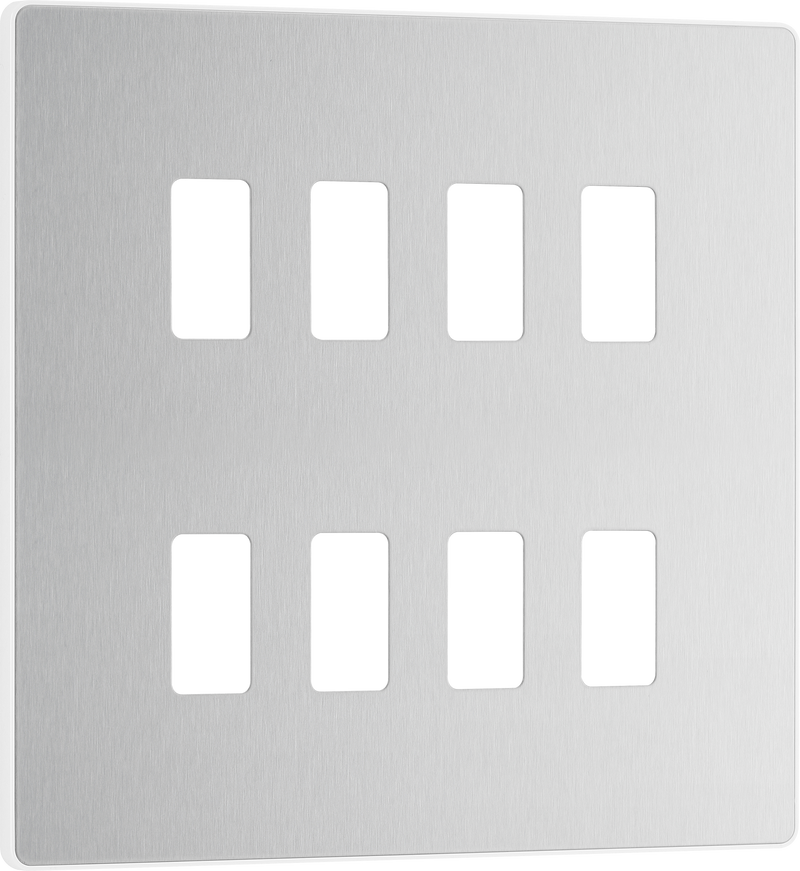 BG Electrical Grid - 8 module, square