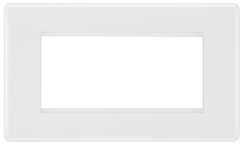 BG Electrical Euro Module - 4 module - rectangular