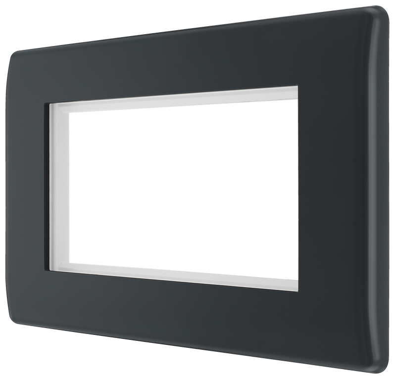 BG Electrical Euro Module - 4 module - rectangular