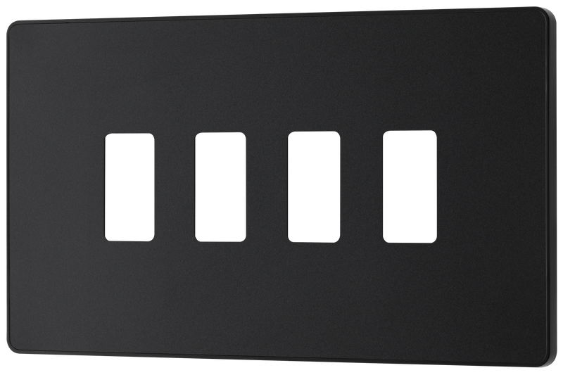 BG Electrical Grid - 4 module, rectangular