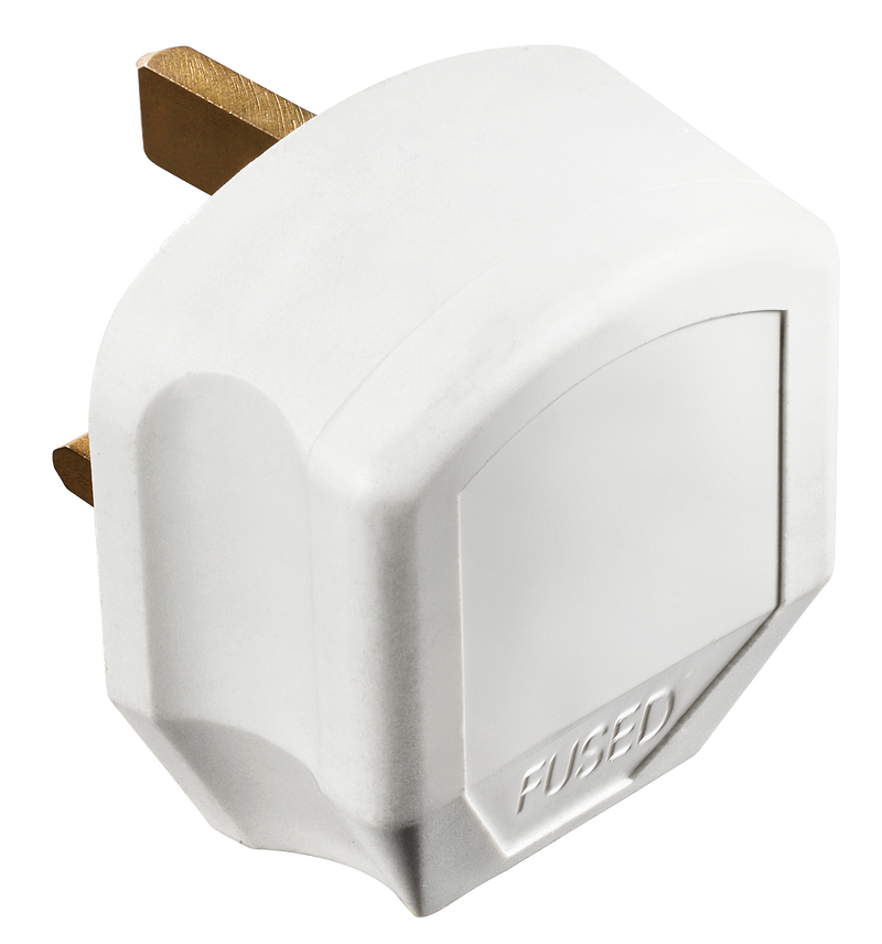 Masterplug Basic - 13A, White