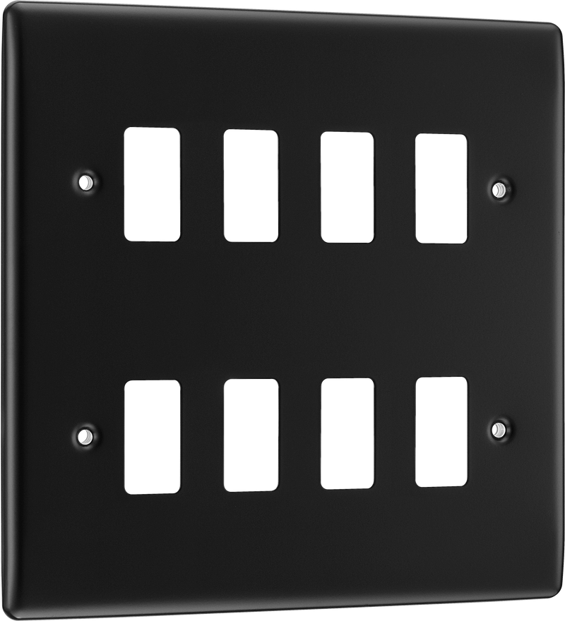 BG Electrical Grid - 8 module, square