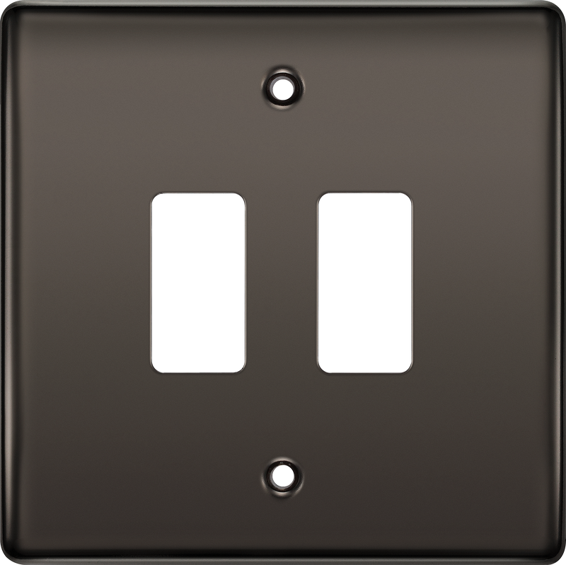 BG Electrical Grid - 2 module, square