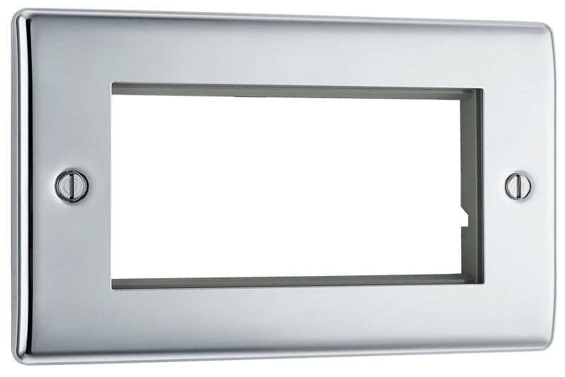 BG Electrical Euro Module - 4 module - rectangular