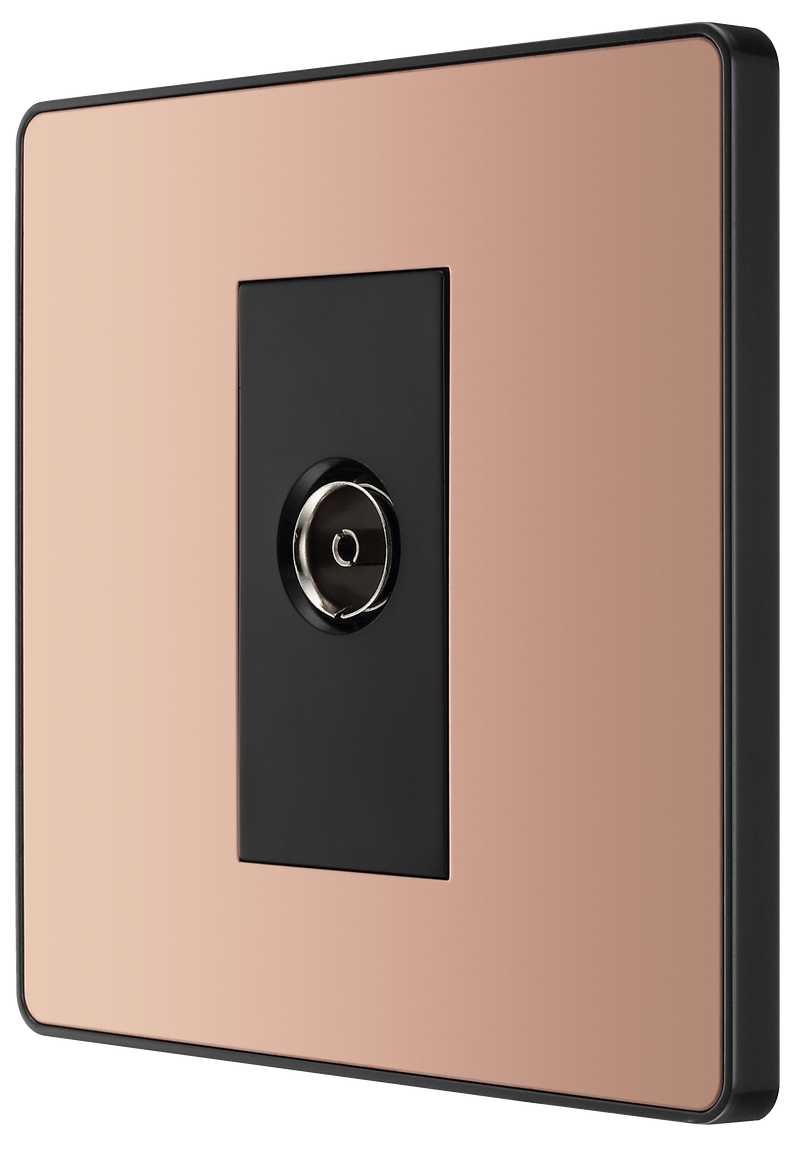 BG Electrical Evolve Polished Copper - Single, co-axial