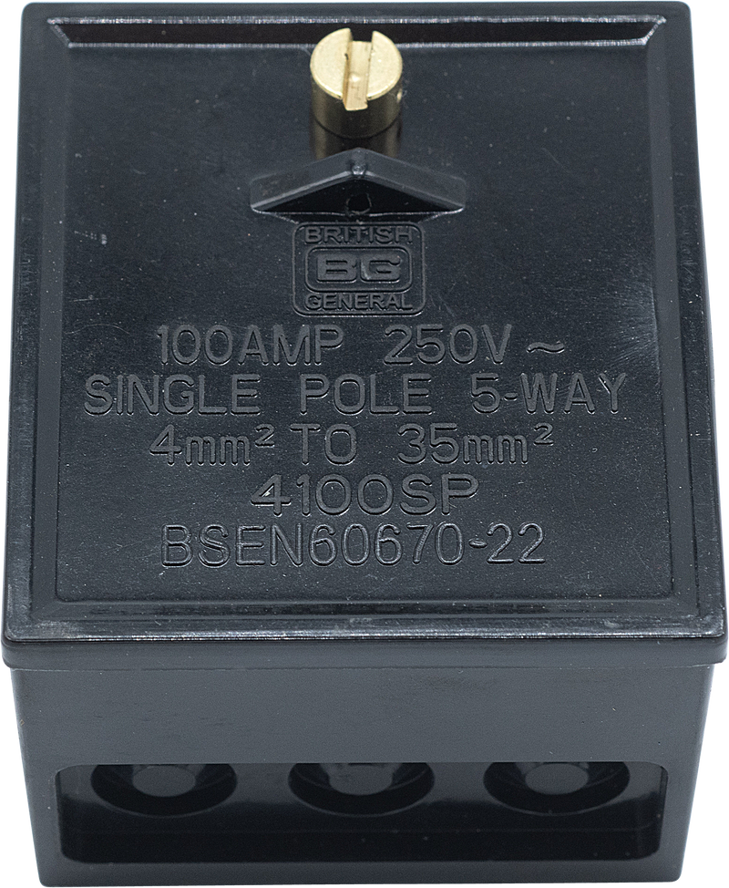 BG Electrical Contractor - Heavy Duty Junction Box 3 Way, 100A, Single Pole