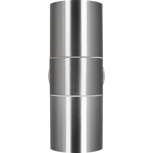 Luceco Azurar Wall Light - Exterior decorative up / down wall light GU10 stainless steel