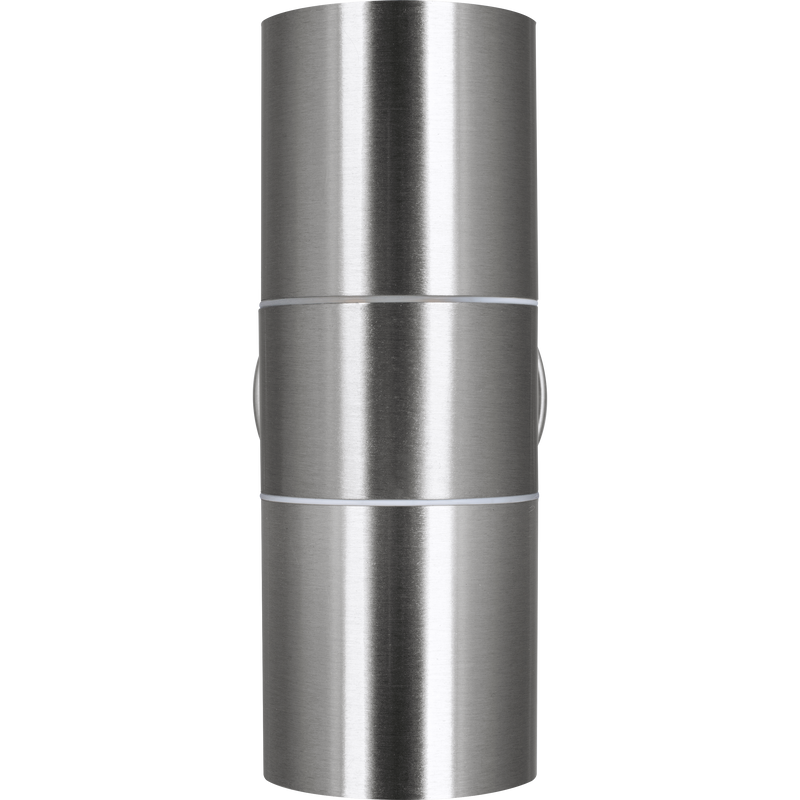 Luceco Azurar Wall Light - Exterior decorative up / down wall light GU10 stainless steel