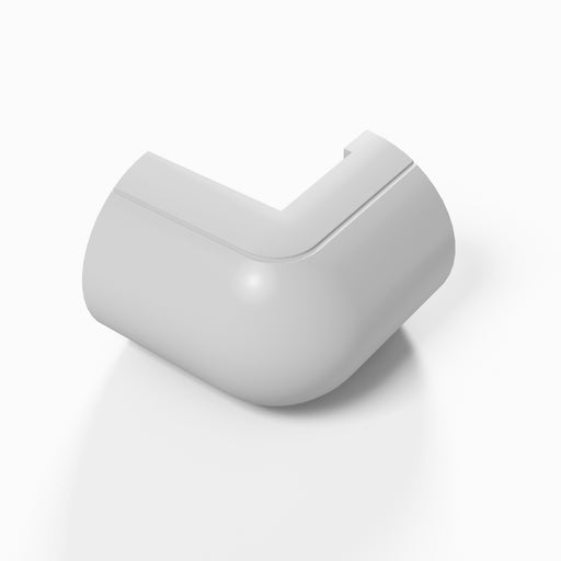 D-Line Trunking - 30x15mm White External Bend