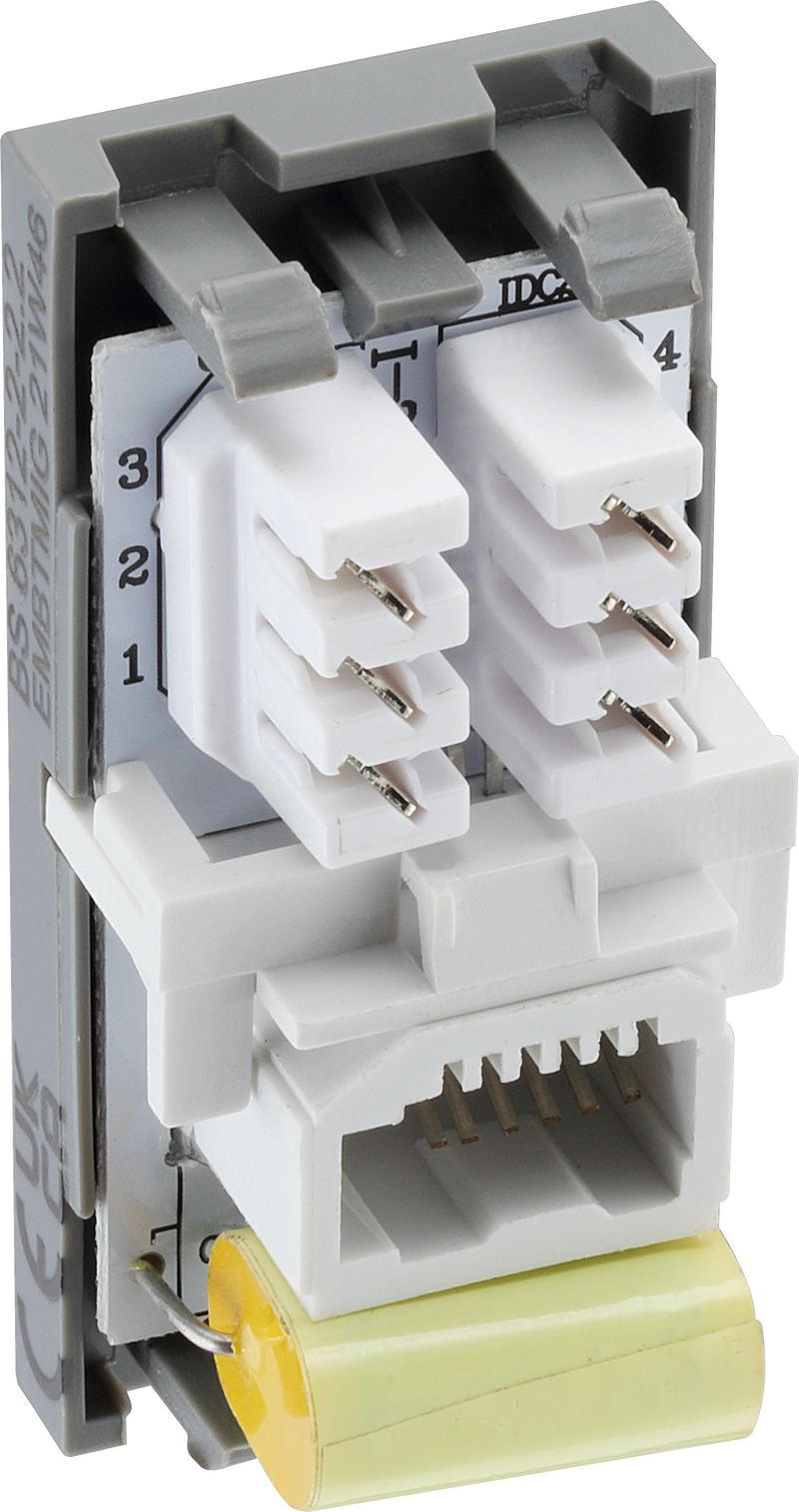 BG Electrical Euro Module - Telephone - BT master (IDC)